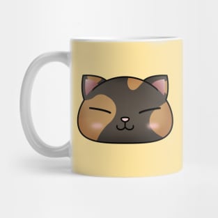 Cute Tortoiseshell Cat Face Mug